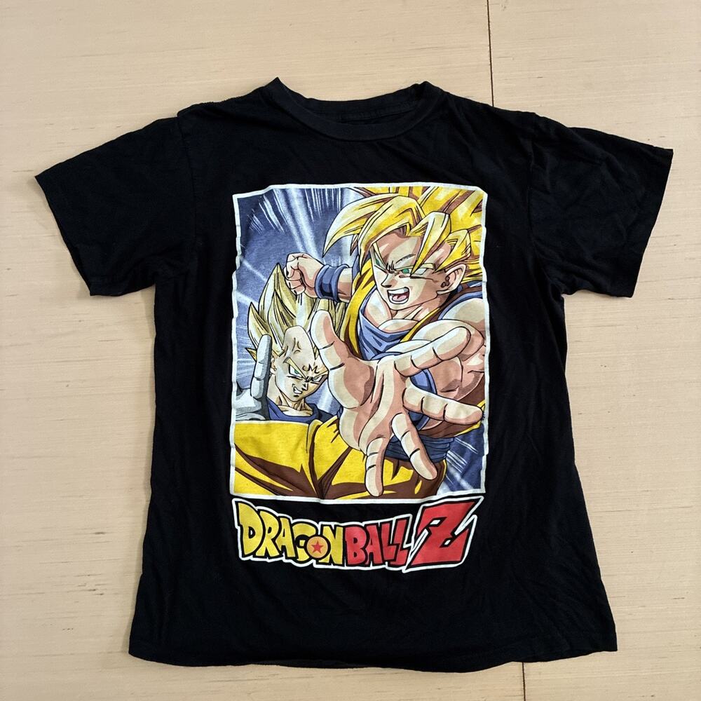 Dragon Ball Z Men's Size S Super Saiyan Goku Majin Vegeta Short Sleeve T-shirt
